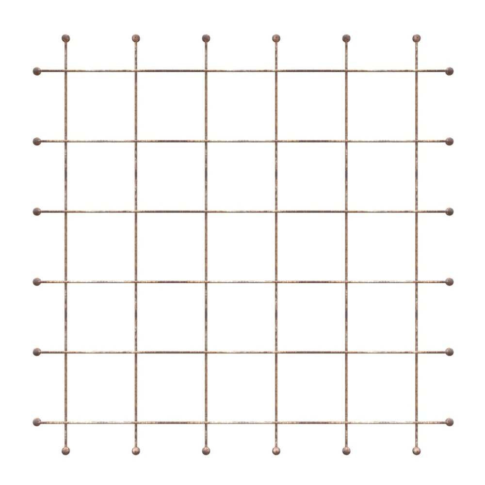 Open welded trellis