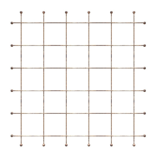 Open welded trellis