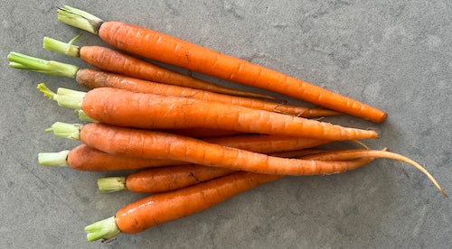 Carrots are a drought tolerant vegetable