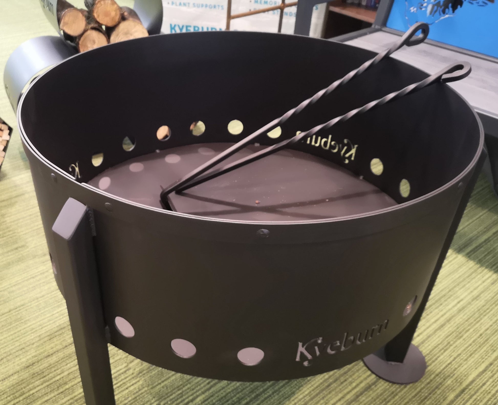 Kyeburn fire pit with Poker and Ash Scraper